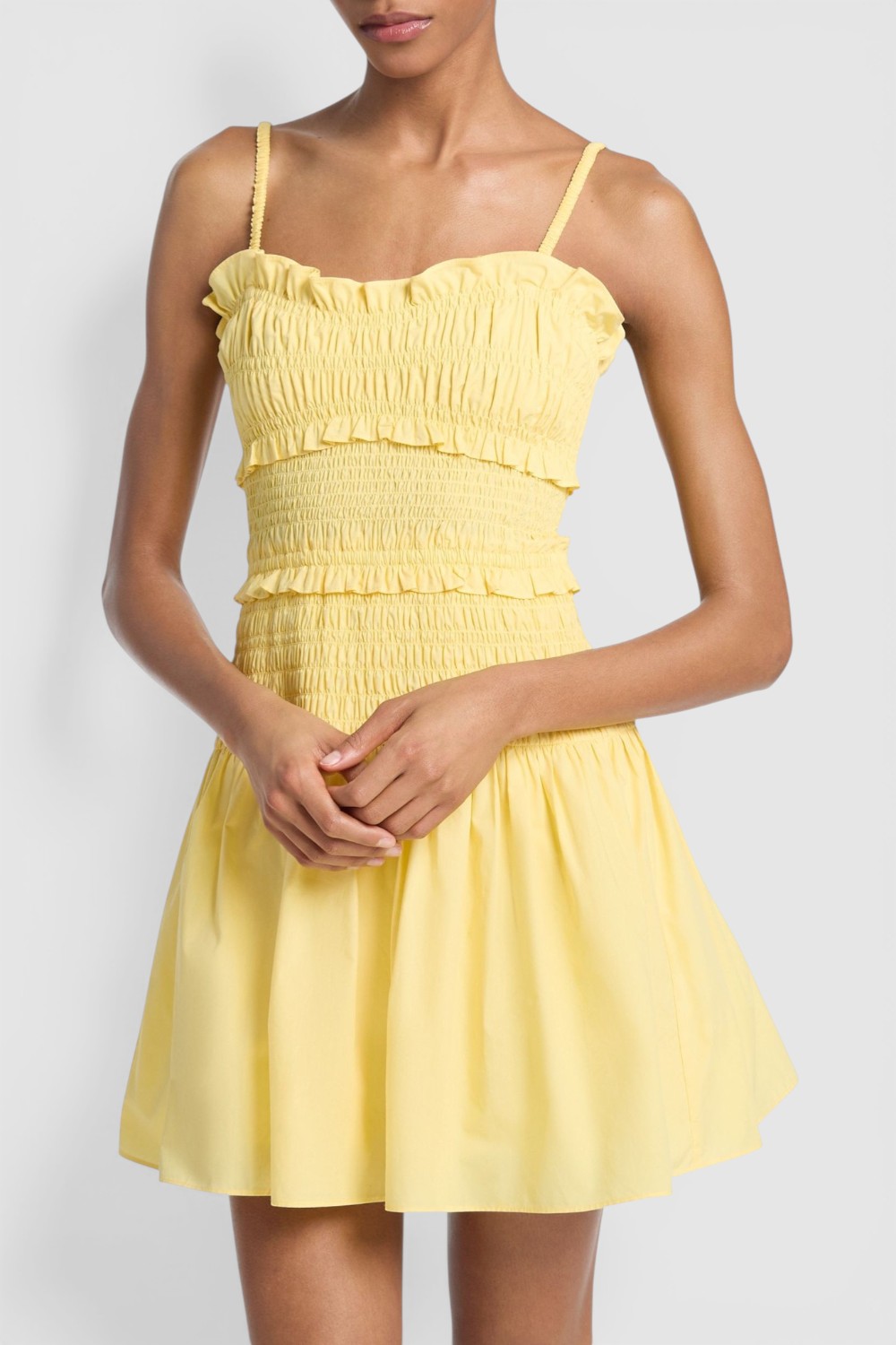 תמונת כל הלוק של שמלת מיני פופלין